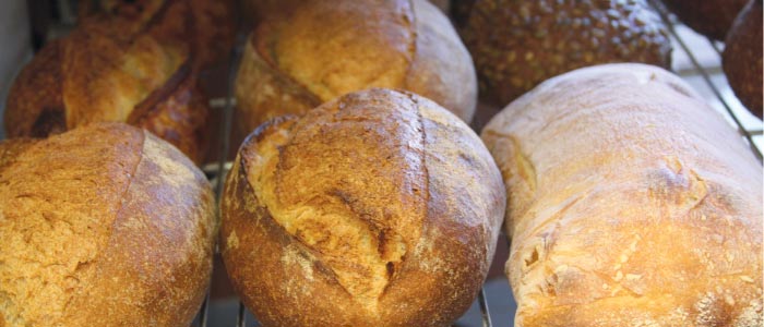 Fresh Baked Bread at Feel Good Bakery Alameda Marketplace